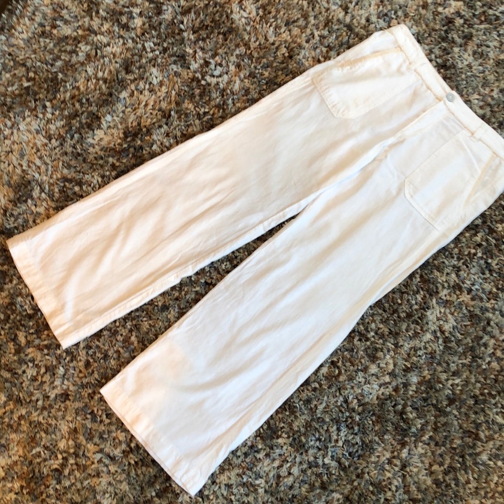 Pilcro And The Letterpress Linen Blend Pants